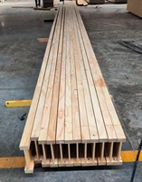 Viga de Madera I Joist LVL con Brida y Panel OSB para Construcción