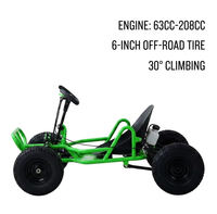 Kart à essence XFY à haut rendement (ROI), buggy de course à 4 roues avec emballage en caisse en bois pour terrains de jeux extérieurs et parcs d'attractions