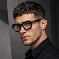 Lunettes d'ordinateur en acétate de haute qualité, modèle 2026 Vogue, best-seller, avec monture rectangulaire et motif personnalisé, unisexe