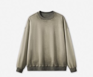 Pull jacquard col rond pour homme en polyester/coton de qualité supérieure, respirant, coupe-vent, écologique et infroissable pour l'automne - Product Image 4