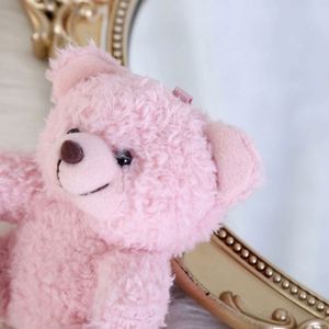 12cm Cartoon Teddy Bear Plush Doll Keychain Soft Eco-Friendly <b>Cute</b> Stuffed Animal <b>Keyring</b> Bag Accessories Boys Girls Gift - Product Image 6