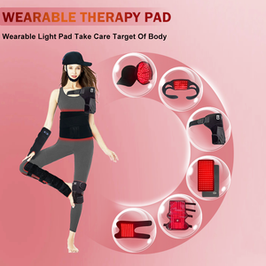 Sabuk Terapi Cahaya LED Inframerah Merah Shanglaite 360, Dapat Diisi Daya, untuk Meredakan Nyeri Tubuh, Bahu, Sendi Lutut, dan Kaki - Product Image 6