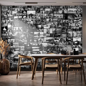 Papel Tapiz Autoadhesivo con Diseño de Collage de Películas Clásicas - Product Image 1