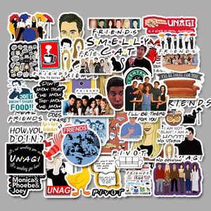 100 pezzi di adesivi Graffiti carattere adesivo impermeabile per American TV Show amici adesivi CMYK - Product Image 3