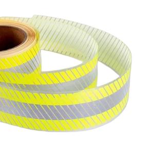 EN11612 EN20471 sertifikalı yanmaz yansıtıcı ısı Transfer bandı itfaiyeci üniformaları için alev dayanıklı <span class=keywords><strong>Trim</strong></span> - Product Image 3