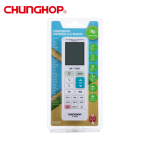 Télécommande universelle de haute qualité K-2238E pour tous les climatiseurs LCD <span class=keywords><strong>infrarouge</strong></span> sans fil - Product Image 2