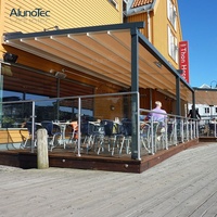 Auvent rétractable électrique pour l'extérieur, pare-soleil rétractable motorisé, étanche de 6m avec store latéral