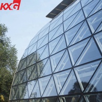Usine de verre à faible émissivité écologique professionnelle d'exportation 5mm 6mm 8mm 10mm 12mm 15mm 19mm verre de sécurité trempé pour immeuble de bureaux