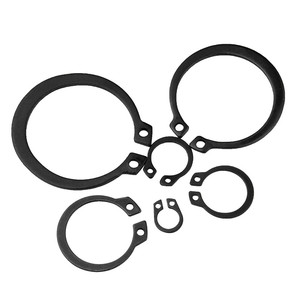Anillos de Retención Externos de Acero al Carbono Negro DIN 471 al por Mayor con Recubrimiento de Zinc, Incluyendo Anillos Esféricos - Product Image 3