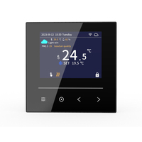 Controlador de Temperatura Inteligente para el Hogar HYT002, Interruptor Remoto Inalámbrico Digital Programable para Calefacción Eléctrica, Termostato con Pantalla