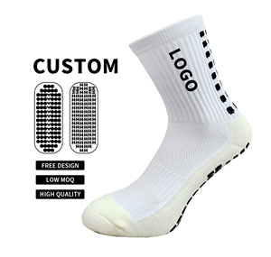 Soft Anti slip High Quality Colors <b>Hot</b> Selling Crew Sports <b>Socks</b> for Football Soccer Basketball Custom logo Grip <b>Socks</b> - Product Image 1