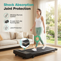 Tapis de marche motorisé silencieux ultra-mince pour la maison et le bureau, portable, fin, avec télécommande, ODM