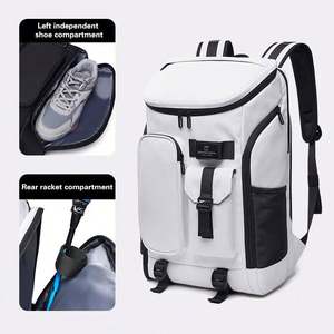 Mochila para Raquetas de Tenis y Bádminton con Compartimento para Zapatos, Logotipo Personalizado, Nombre, Diseño Impermeable a la Moda, Bolsa Deportiva de Gran Capacidad - Product Image 4