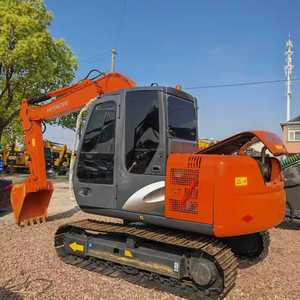 Excavatrices d'occasion Hitachi ZX70, mini-excavatrice hydraulique sur chenilles de 6 tonnes, d'origine japonaise, matériel de construction - Product Image 1
