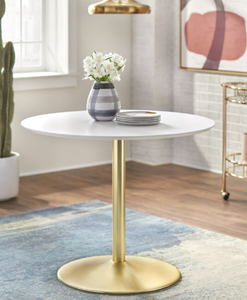 स्टेनलेस स्टील बेस के साथ आधुनिक पत्थर प्लेट भोजन तालिका 2-4 व्यक्ति तालिका - Product Image 6