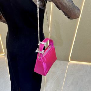 Nouveau Sac à Main <span class=keywords><strong>de</strong></span> Soirée en Satin pour Femme 2026 – Élégant Sac à Main pour Fille avec Poignée Réglable, Pochette <span class=keywords><strong>de</strong></span> Soirée Formelle, Sac à Bandoulière Chaîne Petit Format - Product Image 5