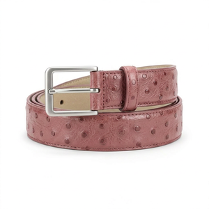 Cinturón <span class=keywords><strong>de</strong></span> cintura para mujer <span class=keywords><strong>de</strong></span> piel <span class=keywords><strong>de</strong></span> vaca con grabado <span class=keywords><strong>de</strong></span> <span class=keywords><strong>avestruz</strong></span>, duradero, ligero, informal, con hebilla <span class=keywords><strong>de</strong></span> aleación, precio <span class=keywords><strong>de</strong></span> fábrica, venta al por mayor, OEM personalizado - Product Image 2
