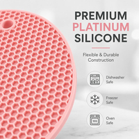 Tapis en silicone flexible, fonctionnel, antidérapant, pour sécher la vaisselle, protège-table de cuisine, tapis isolant en silicone pour réchaud