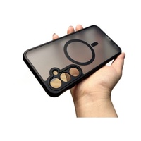 Funda para Teléfono A37, S25 PLUS, S26 Ultra, con Sensación de Piel, Magnética, Resistente a Caídas y Suciedad, Color Puro