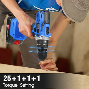 Hehui perceuse à percussion Portable outils multi-électriques en acier forage du béton électrique filaire Machine à vitesse Variable avec batterie - Product Image 4