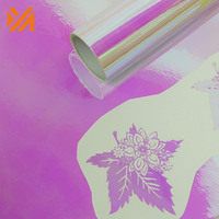 Precio al por mayor Arco Iris holográfico permanente DIY artesanía vinilo corte Plotter artesanía vinilo