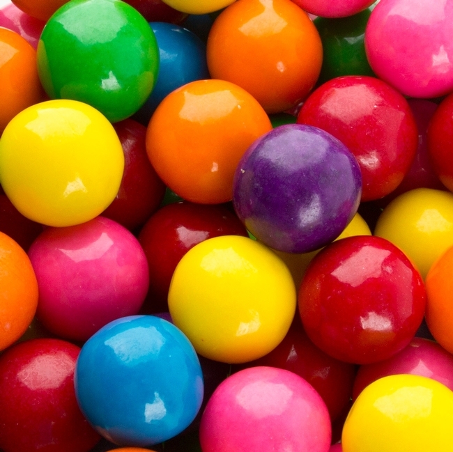 Jam Filled Earth Football Basketball Ball Bubble Gum Candy For Vending Machine