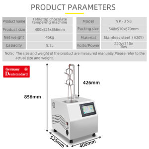 קיבולת קטנה מקצועית קטנה נירוסטה שוקולד טמפרטורה דיגיטלית - Product Image 2