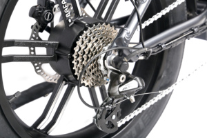 Fantas-bike 750W Bicicletta <span class=keywords><strong>Elettrica</strong></span> Pieghevole a Sospensione Completa con Pneumatici Fat da 20 Pollici per Neve con Ammortizzatore per Adulti - Product Image 5