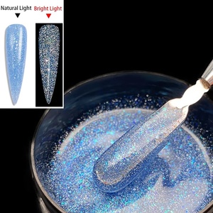 Gel Constructor de <span class=keywords><strong>Uñas</strong></span> Brillante y Luminoso, Color <span class=keywords><strong>Azul</strong></span> Real y Rosa, UV LED, Camuflaje, Autonivelante - Product Image 4