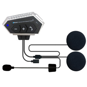 Auriculares para Casco de Motocicleta BT12 Inalámbricos Impermeables con Reducción de Ruido, Auriculares para Música y Comunicación en Moto - Product Image 5
