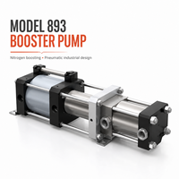 Pompa Booster Tekanan Tinggi Aksi Ganda Baja Tahan Karat Jingyang Model A16MS-25 untuk Aplikasi Udara Terkompresi Industri