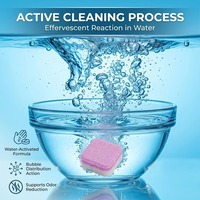 Tablettes nettoyantes automatiques pour toilettes, désodorisantes et détartrantes, blocs nettoyants pratiques pour cuvettes de toilettes, pour le nettoyage de la salle de bain