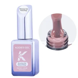 Structure de vernis à ongles en gel à base de caoutchouc de marque privée vernis en gel Base de couleur <span class=keywords><strong>UV</strong></span> <span class=keywords><strong>semi</strong></span>-permanente Gellak Fournitures pour ongles avec logo personnalisé - Product Image 3