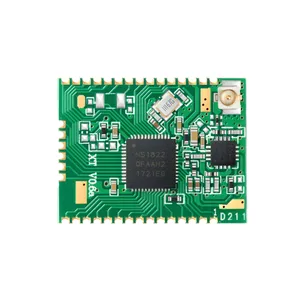 Transmisi jarak jauh 1200m modul Ble 31 GPIO modul Bluetooth nRF51822 antena ekstra IPX