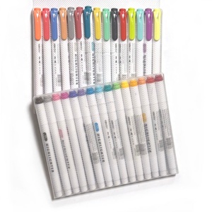 Juego de Marcadores Fluorescentes de 15 Colores, Resaltadores de Doble Cara de Alta Calidad y Duraderos para Estudiantes - Product Image 2