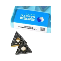 VATNA Zhuzhou Hardstone Square CNC Carbide Inserts TNMG160404-BF HS7125 Pisau Bubut Lapisan PVD TiAIN 55HRC Stainless TURNING