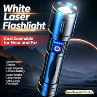 Lampe torche LED multifonctionnelle zoomable pour l'extérieur, autonomie ultra-longue, longue portée, étanche, en alliage d'aluminium