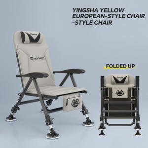 كرسي صيد محمول متعدد الوظائف قابل للطي من الفولاذ الكربوني مع قماش أكسفورد ومسند ظهر قابل للتعديل - Product Image 2