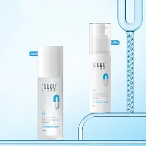 JUYOU Private Label OEM cura della pelle del viso linee sottili antirughe riparazione idratante lozione per il viso crema all'acido ialuronico