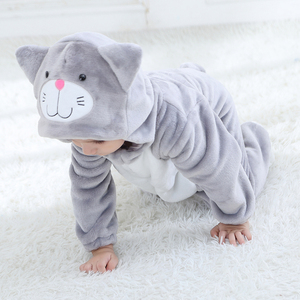 Combinaisons en flanelle pour enfants TONWHAR, animaux, garçons, filles, combinaison une pièce, costume d'Halloween pour enfants - Product Image 4