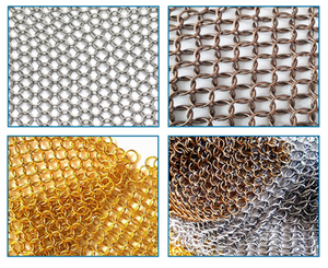 Cortina Decorativa <span class=keywords><strong>de</strong></span> Malla Metálica con Anillos <span class=keywords><strong>de</strong></span> Bloqueo <span class=keywords><strong>de</strong></span> Metal <span class=keywords><strong>de</strong></span> Colores Galvanizados, Cortina <span class=keywords><strong>de</strong></span> Malla para Separación <span class=keywords><strong>de</strong></span> Ambientes, Utilizada para Decoración <span class=keywords><strong>de</strong></span> Interiores - Product Image 6