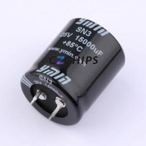 SN32N153MNNXS04S2 Snap-in Aluminum Electrolytic Capacitor Through hole Component (THT),D30xL35mm 15000uF 20% 25V - Product Image 1