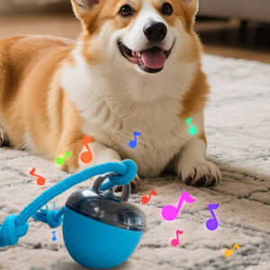 Juguete para Mascotas con Función de Autoentretenimiento, Pelota Saltarina para Perros, Juguete Eléctrico Recargable con Limpieza Dental - Product Image 2