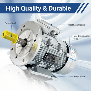 공장 가격 380V 3 상 비동기 Ac 2880rpm 4kw 5.5hp 알루미늄 쉘 3 상 전기 모터 - Product Image 3