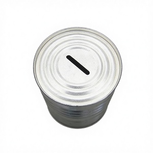 Salvadanaio a Forma di Tamburo Rotondo in Latta con Fessura per Monete per Bambini e <span class=keywords><strong>Risparmio</strong></span> Domestico - Product Image 3