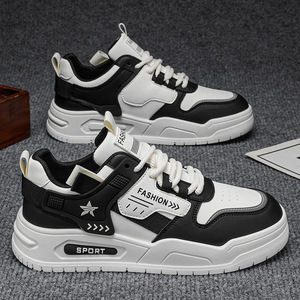 Chaussures pour hommes, baskets, chaussures blanches. Nouvelles chaussures de sport tendance, polyvalentes et décontractées pour le printemps 2026. Chaussures tendance à semelles épaisses. - Product Image 2