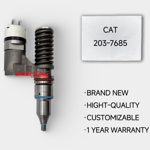 อะไหล่เครื่องจักรก่อสร้าง 203-7685 10R-1268 C15 C18 หัวฉีดน้ำมันเชื้อเพลิงเครื่องยนต์ 2037685 10R1268 หัวฉีดคอมมอนเรล - Product Image 1