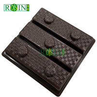 Logo personnalisé Plateau d'emballage pour chocolat, pâtisserie, bonbons, biscuits Plateau de base blister intérieur en plastique PET PP pour aliments