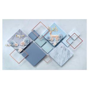 8d Lumière De Luxe Géométrique Nordique Tv Fond Papier Peint Revêtement Mural Salon 3D Stéréoscopique Film Et Télévision Murale 5d - Product Image 4