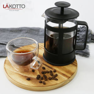 Prensa Francesa de vidrio de acero inoxidable, cafetera, émbolo de café, jarra de vidrio, gafas, 850ml, venta al por mayor - Product Image 4